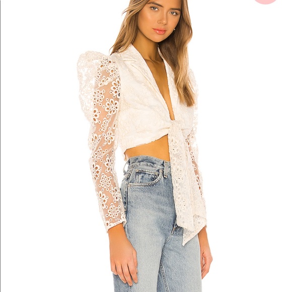 Lovers + Friends eyelets top - Picture 3 of 5